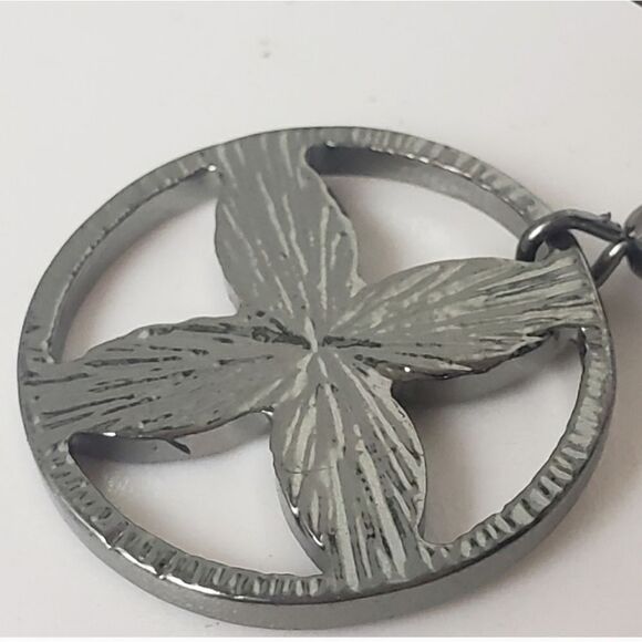 FRENCH HOOK Inlay-Look Dangling Earrings - Picture 4 of 4